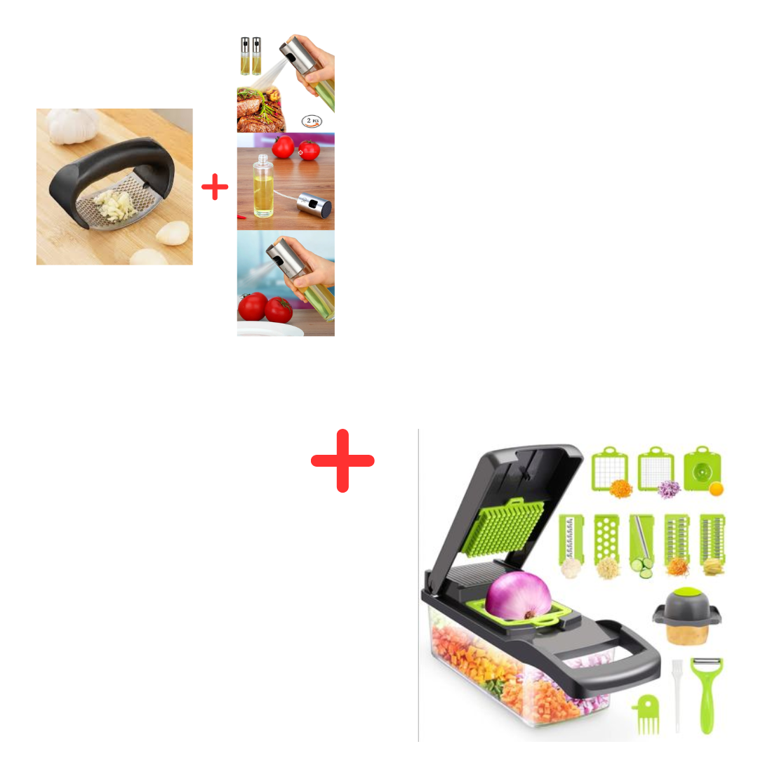 Combo Picador 14pz+Tritu Ajo+ Dis Aceite